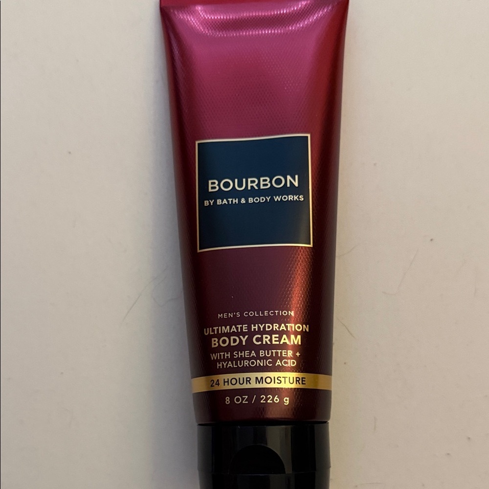 Bath & Body Works Bourbon Hydration Body Cream - Red and Black